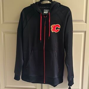 NHL Calgary flames zip up hoodie